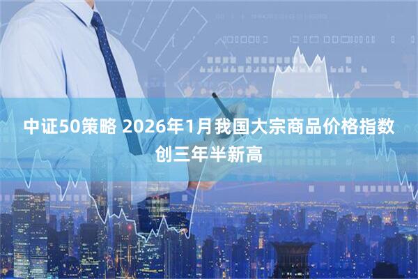 中证50策略 2026年1月我国大宗商品价格指数创三年半新高
